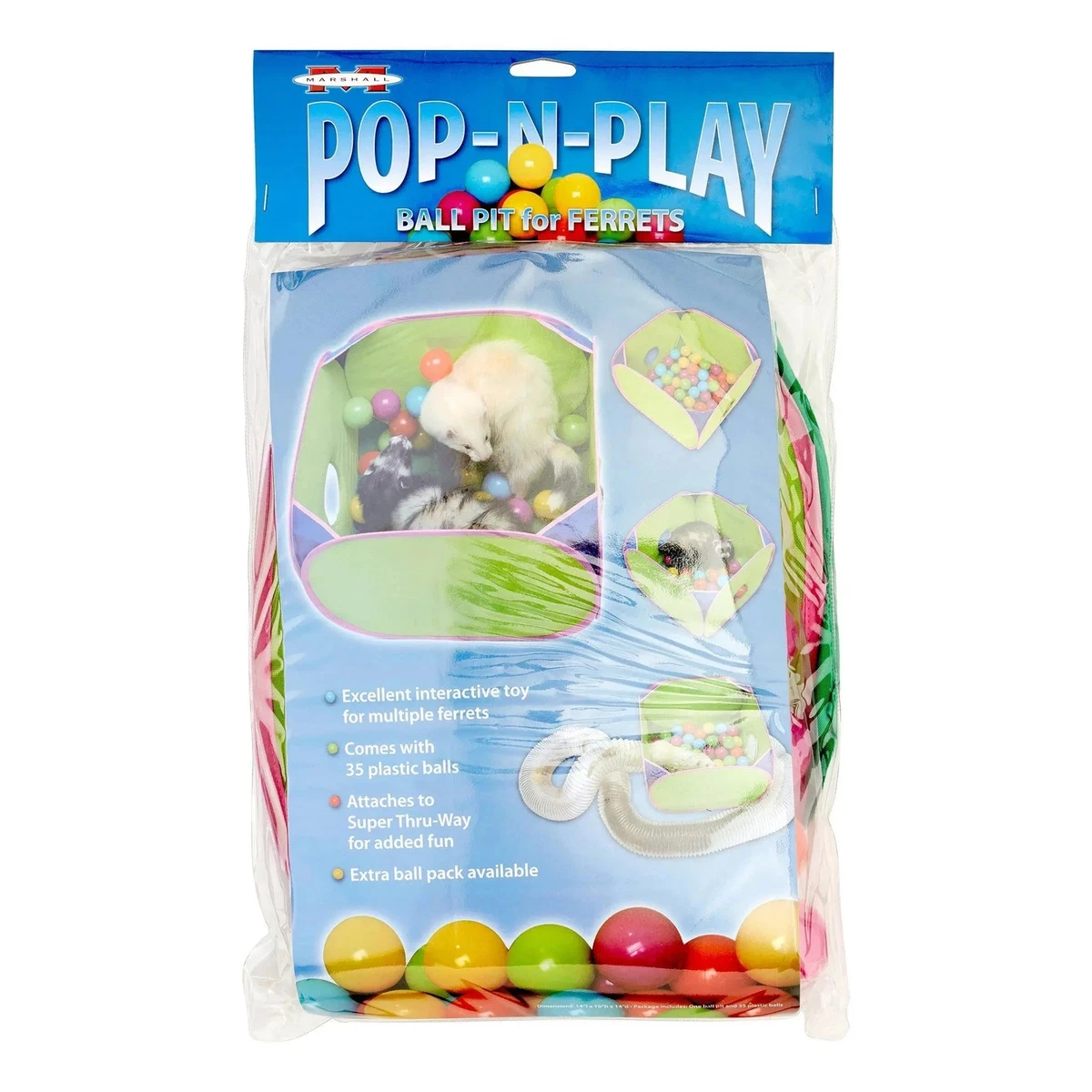 Ferret top ball toy