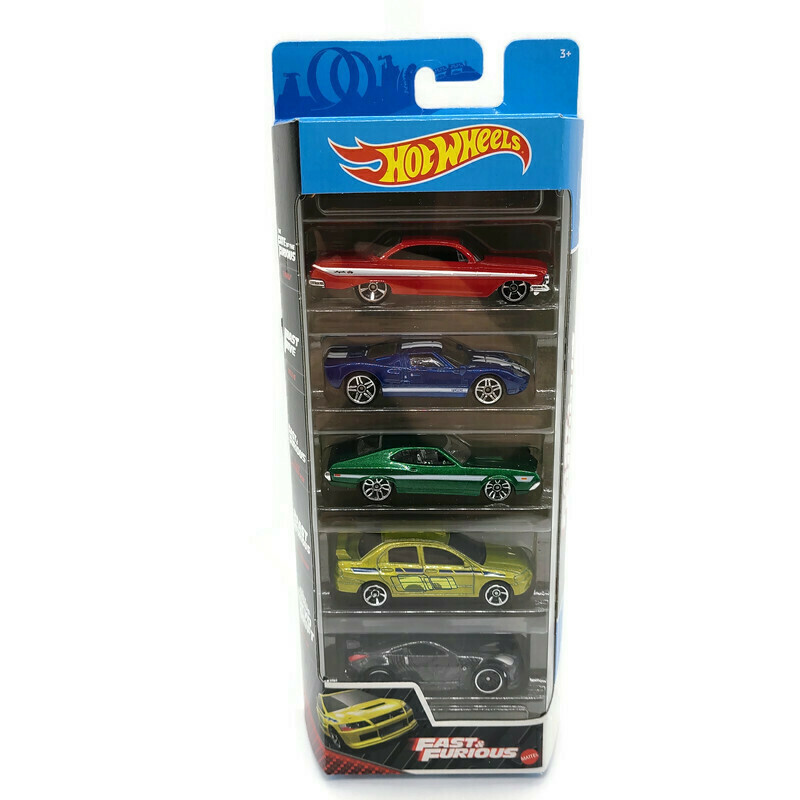 Hot Wheels 2020 Fast & Furious 5 Pack Lancer Evolution New
