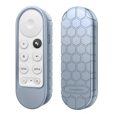 Case for Chromecast with Google TV 2020 Voice Remote Shockproof Silicone Cover