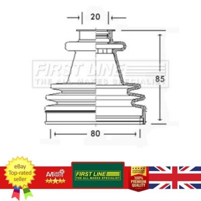 CV Joint Boot Kit For Citroen AX C15 ZX Peugeot 106 205 306 329377