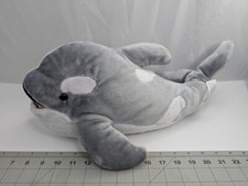 Animal Alley Gray Porpoise Dolphin Plush 18 Inch Long 2000 Stuffed Animal Toy