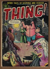 The Thing #5 VG 4.0 (1952 Charlton) Pre-Code Horror Severed Head Cover