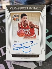 2021-22 Panini National Treasures Ralph Sampson Treasures of the Hall 10/99!