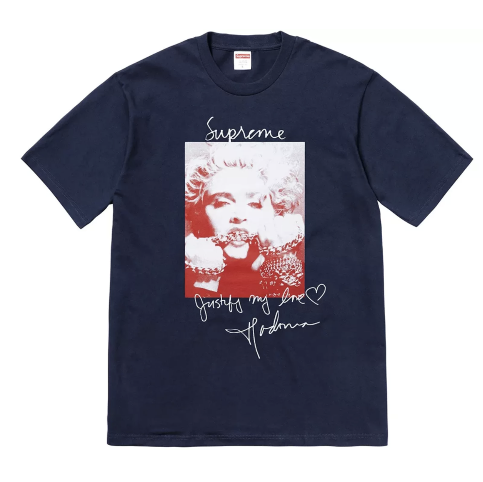 Supreme Madonna Tee Sサイズ ネイビー | www.jarussi.com.br