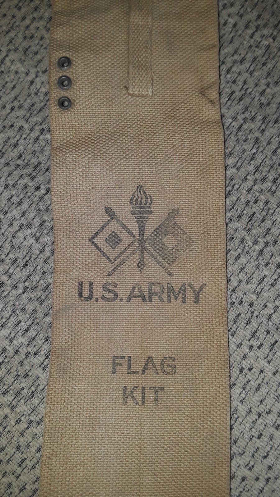Vintage U.S. Army Signal Corps Semaphore Flag Kit Case CASE ONLY eBay