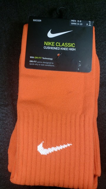 nike classic cushioned knee high soccer socks
