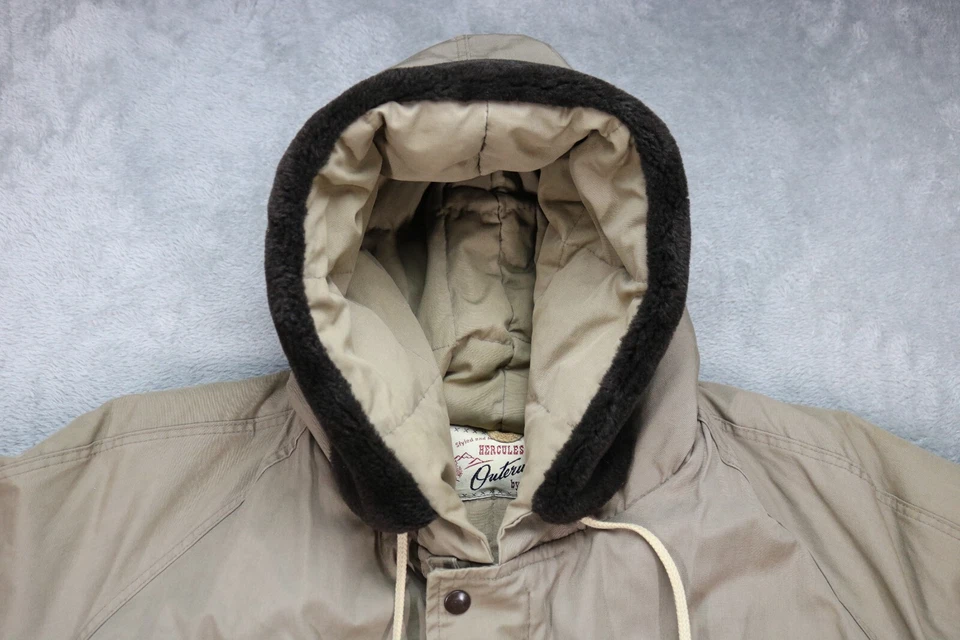 Chaqueta Abrigo Parka Con Capucha De Colección Para Hombre Años 40 50 Hércules Prendas Exteriores Sears Down Foto 2 de 4