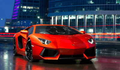 Lamborghini Super Car Wall Art Printed Canvas Stretched Over A Solid Pine Frame