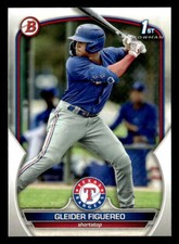 2023 Bowman #BP-59 Gleider Figuereo Prospects Card Texas Rangers