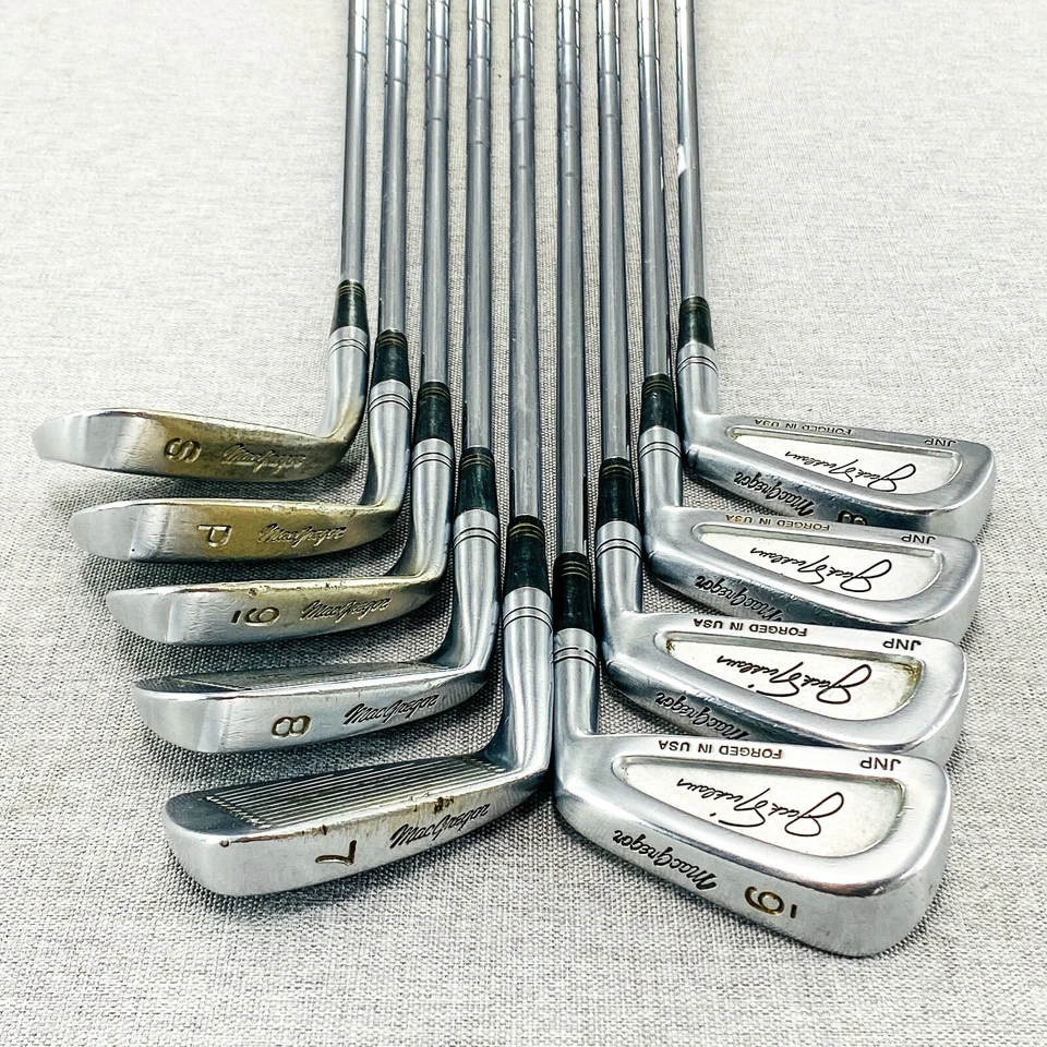 MacGregor Jack Nicklaus JNP Iron Set (3-P+S) Reg Flex Steel - Average Cond T360 - Image 3 of 4