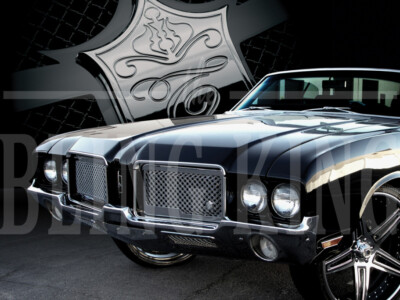 1970 1971 1972 Olds Cutlass Supreme chrome grill dual weave mesh