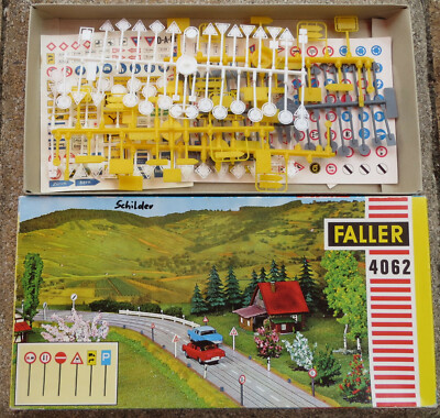 Faller AMS  4062 -- Verkehrszeichen-Set in OVP #100720 (JU344)