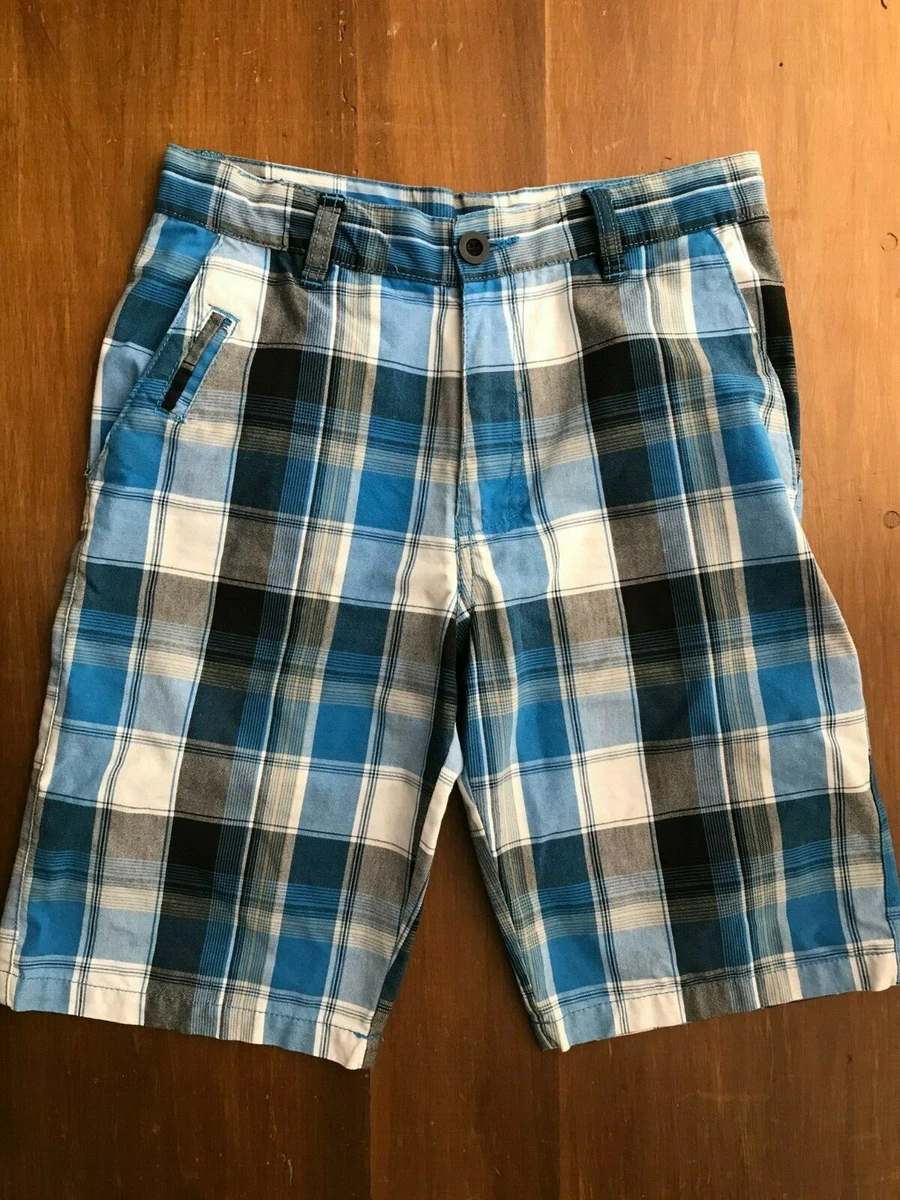 Burnside plaid hotsell shorts