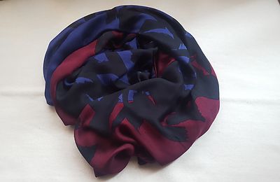Neu IVSS Schal blau/rot