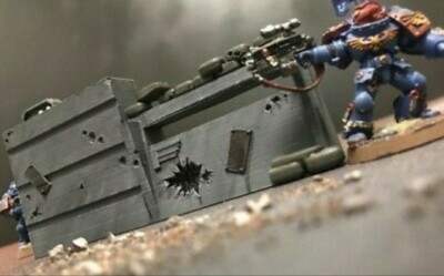 3d Printed Warhammer 40K Kill Team Defense Wall.3D Printed ...