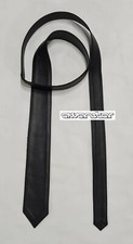 0090 awanstar high-level leather tie party leather necktie, tie, cravate