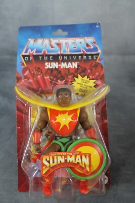 Masters of the Universe MOTU He-Man Origins Sun-Man US MOSC