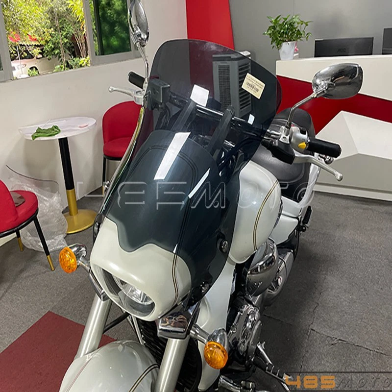 Front Windshield Windscreen W/ Mount Clamps For Suzuki Boulevard M109R 2006-2022 - Image 2 of 4