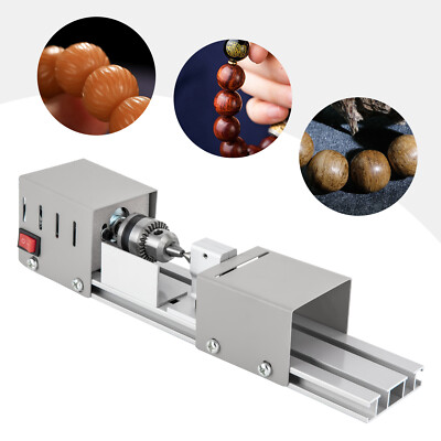 Metalldrehmaschine Mini Drehmaschine Drehbank Tischdrehbank DIY Holzbearbeitung~