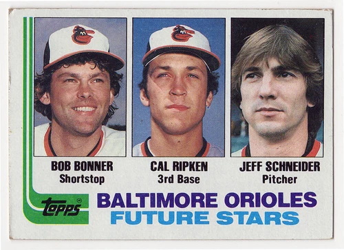 Cal Ripken Jr Baltimore Orioles 1982 Topps ROOKIE RC Baseball Card #21