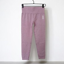 NEW Gymshark Size Large Adapt Marl Seamless Leggings L Light Purple GLLG4114