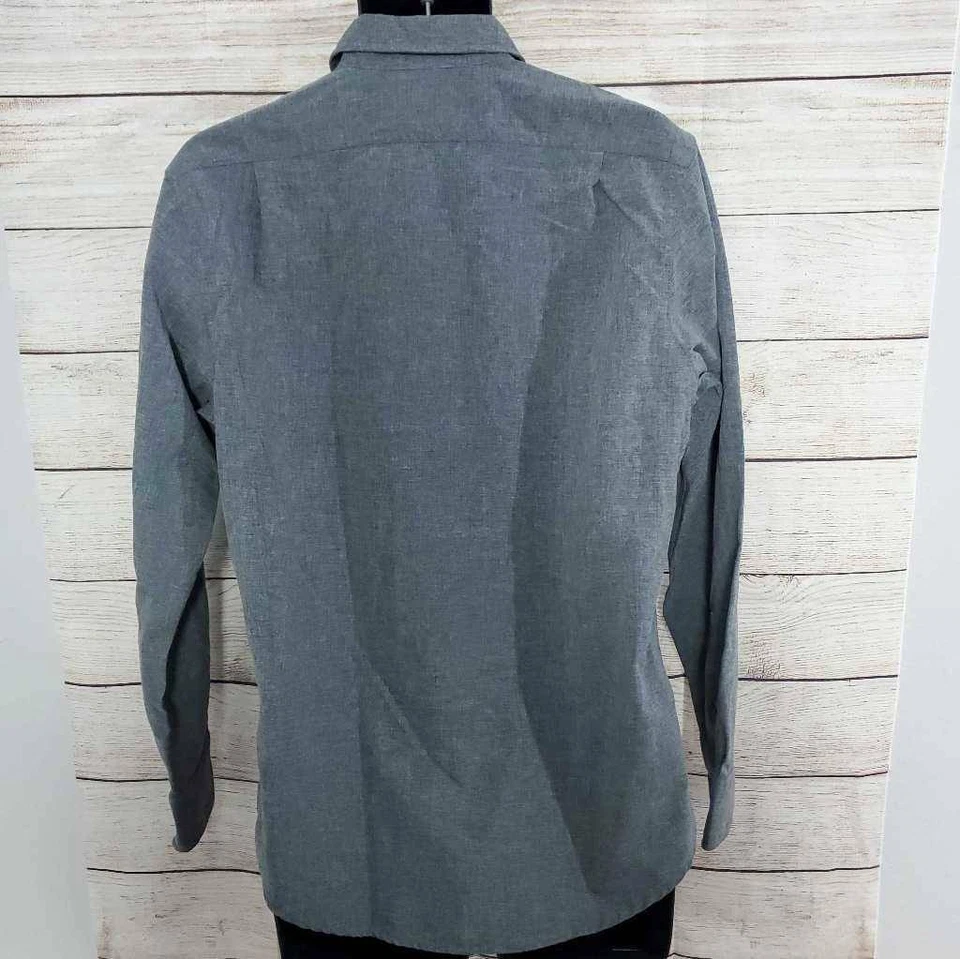 C.C. Filson Mens Hunting Shirt Gray Heathered Long Sleeve Buttons Pockets M (A1) - Image 4 of 4