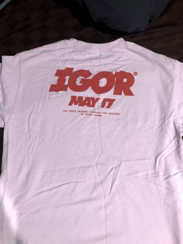 IGOR GOLF WANG Light Pink Shirt Large Tyler The Creator music | eBay