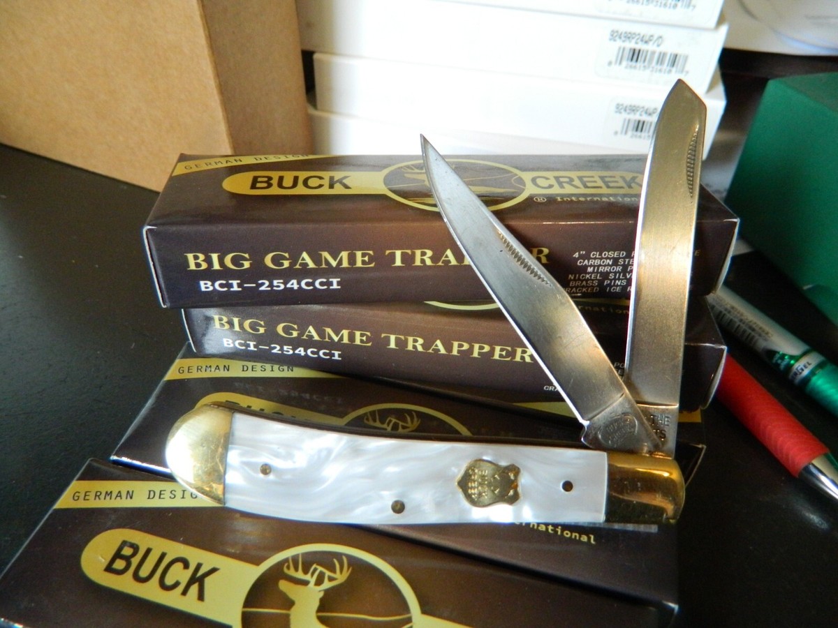 BUCK CREEK HAND-MADE GERMAN DESIGN POCKET KNIFE 2-BLADE 4