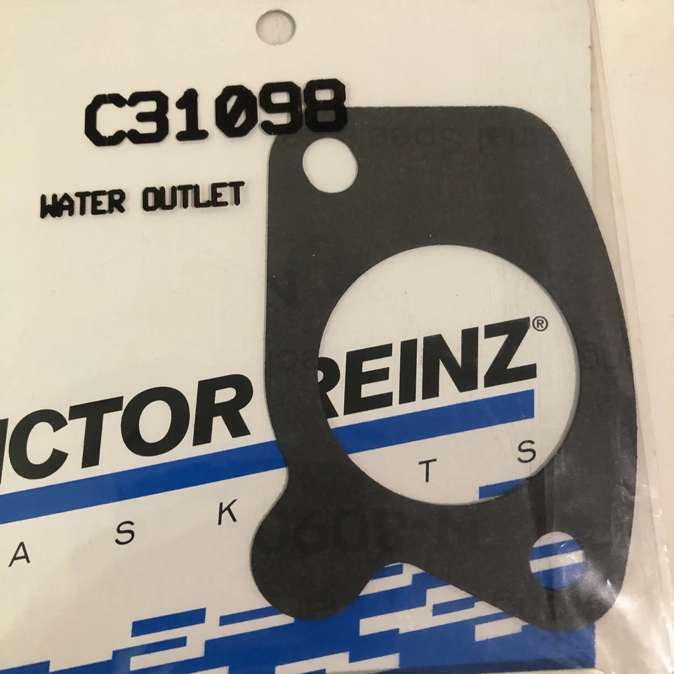 Junta de salida de agua Victor Reinz C31098 NUEVA SELLADA HECHA EN EE. UU. Foto 2 de 3