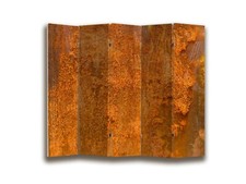 Canvas room divider Iron Rusty Print Dressing screen art Privacy Folding screen