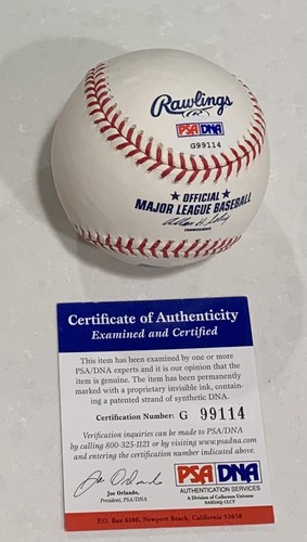Orlando Cepeda Cards “HOF 99” Signed Official MLB Baseball PSA/ DNA # G99114 - Picture 2 of 2