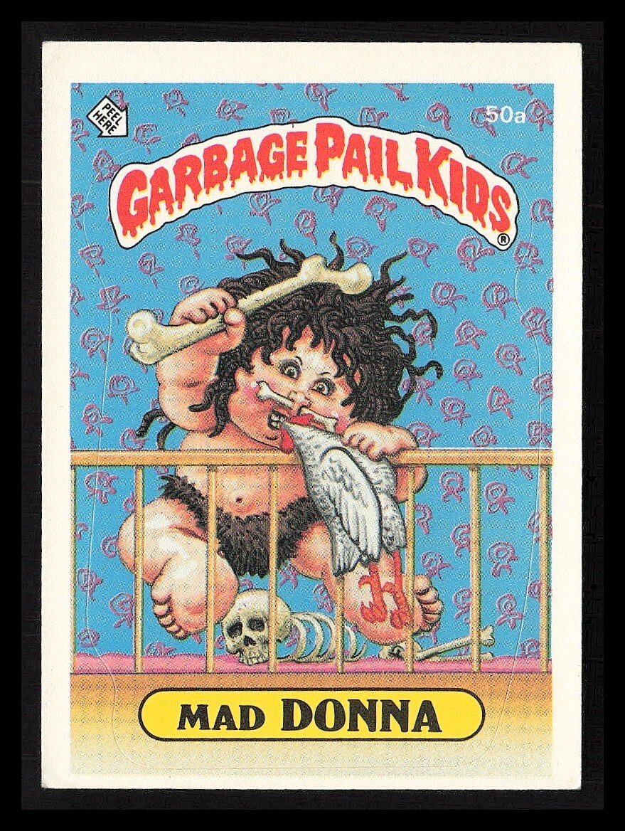 MAD DONNA 1985 Garbage Pail Kids Series 2 #50a | eBay