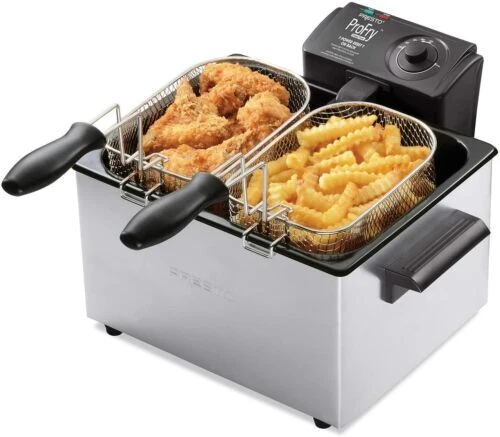 Presto ProFry 12-Cup Dual-Basket Deep Fryer