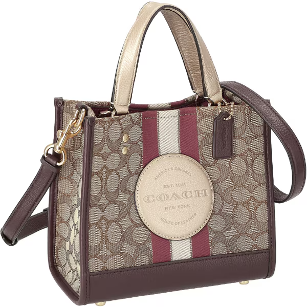 COACH C8406 ショルダーバック COACH C8406 Logo Brown Red 2way Hand Bag Shoulder Bag Very