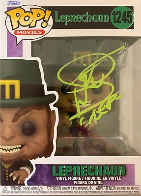 Leprechaun Warwick Davis Lep Funko 1245 - ORIGINAL signiert