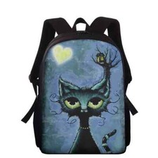 House On The Cat's Ear Backpack Schoolbag Shoulder Satchel Bookbags School Bag
