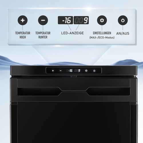 Kompressor Kühlbox 65L Zwei Kammern Gefrierbox Camping RV Kühlschrank 12V/230V - Bild 10 von 19