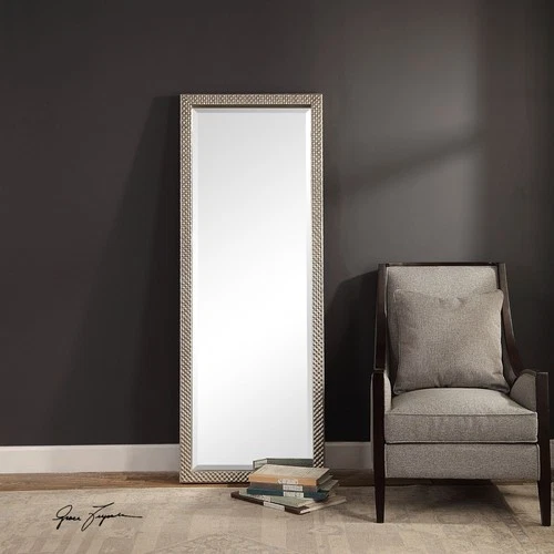 Uttermost 09406 Cacelia 27-1/4" W x 75-1/4" H Rectangular Glass - Silver - Picture 5 of 5