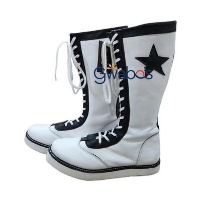 Pro Wrestling Boots 100% Real Leather – Men’s Custom Ring Gear Shoes