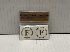 Recollections Craft It Monogram Stickers Capital Letter F