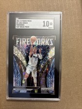 2021 PANINI PRIZM LUKA DONCIC FIREWORKS FAST BREAK PRIZM #4 SGC 10