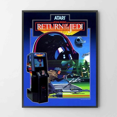 Poster Star Wars Return Of The Jedi Atari Arcade Unframed Poster Print A0427
