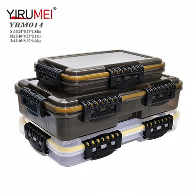 YIRUMEI Waterproof Fishing Tackle Box Large Capacity Storage Organizer Case