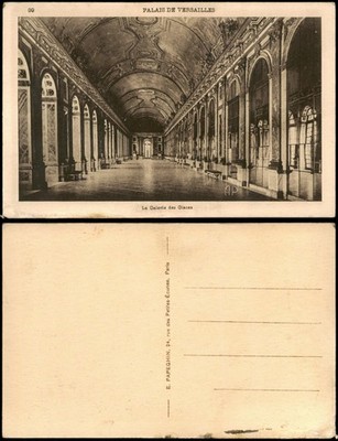 CPA Versailles PALAIS DE VERSAILLES La Galerie des Glaces 1920