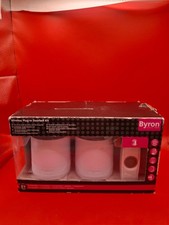 Image of Byron DBY-24115-UK WIRELESS DOOR CHIME WHITE SET 200M - TATTY BOX