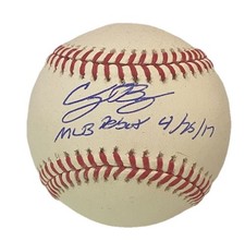 Cody Bellinger Dodgers Signed Auto MLB Debut Baseball Fanatics