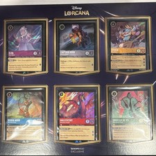 Disney Lorcana D23 Expo 2022 Exclusive 6-Card Foil Promo Set  Micky Mouse Promo