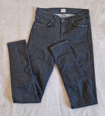 Edwin Jeans Erwachsene W26 L32 Schwarz Denim Slim Fit Schlankmacher Tokyo Japan Wanda Y2K