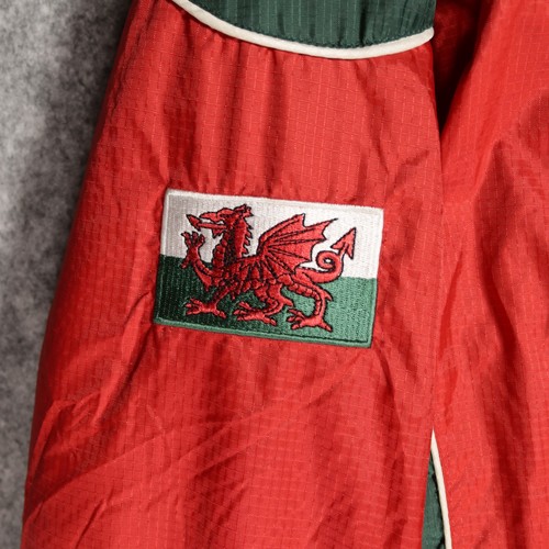 Manav Reversible Fleece Jacket Mens Size 2XL Wales Cymru Am Byth Windbreaker - Picture 7 of 20