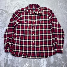 Polo Jeans Co. Ralph Lauren Flannel Shirt Button Up Plaid M Boho Western Retro